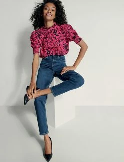 Discount 🎁 M&S Collection The Mom 👖 Jeans 🥰 -New In Womens Sales 2022 MS 01 T57 9115 WR X EC 6