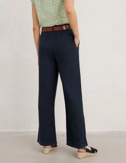 Cheap 🌟 Seasalt Cornwall Pure Linen Wide Leg Trousers 👏 -New In Womens Sales 2022 MS 10 T83 9021S F0 X EC 1