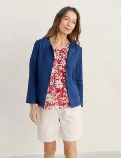 Buy 👏 Seasalt Cornwall 🧥 Coats & Jackets Pure Linen Short Jacket ✨
