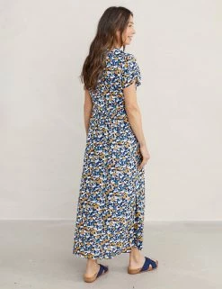 Buy ⭐ Seasalt Cornwall 👗 Dresses Cotton Rich Printed V-Neck Midaxi Tea 👗 Dress 🔔 -New In Womens Sales 2022 MS 10 T83 9033S E4 X EC 1