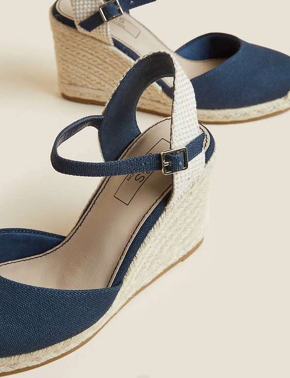 Cheap 😍 M&S Collection 🩴 Sandals Ankle Strap Wedge Espadrilles 🔔 8 Cheap 😍 M&S Collection 🩴 Sandals Ankle Strap Wedge Espadrilles 🔔 - Image 8