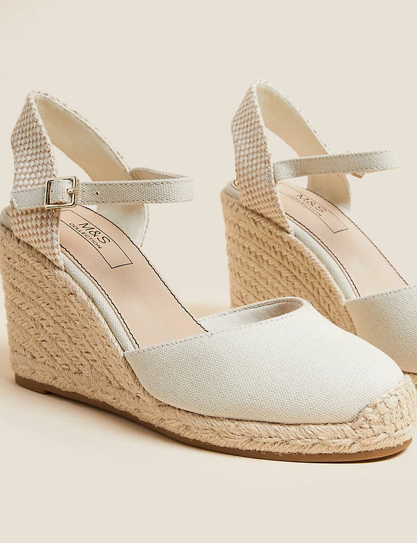 Cheap 😍 M&S Collection 🩴 Sandals Ankle Strap Wedge Espadrilles 🔔 4 Cheap 😍 M&S Collection 🩴 Sandals Ankle Strap Wedge Espadrilles 🔔 - Image 4