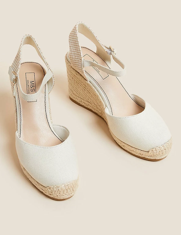 Cheap 😍 M&S Collection 🩴 Sandals Ankle Strap Wedge Espadrilles 🔔 2 Cheap 😍 M&S Collection 🩴 Sandals Ankle Strap Wedge Espadrilles 🔔 - Image 2