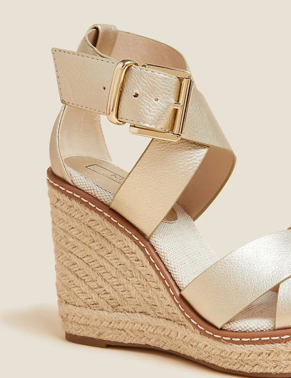 Cheap π M&S Collection π©΄ Sandals Buckle Strappy Wedge Espadrilles π 8 Cheap π M&S Collection π©΄ Sandals Buckle Strappy Wedge Espadrilles π - Image 8