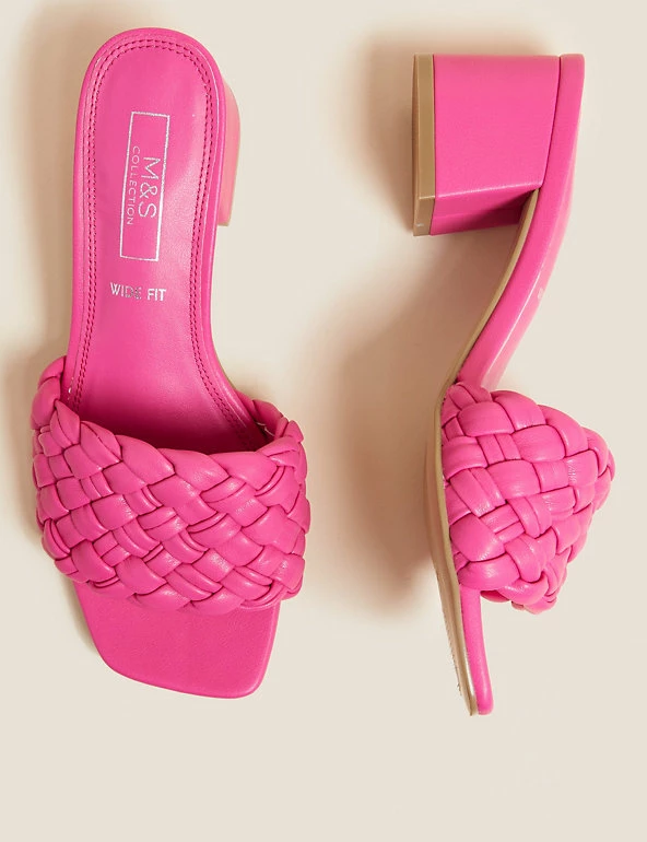 Coupon 🎁 M&S Collection 🩴 Sandals Wide Fit Woven Block Heel Mules ⌛ 11 Coupon 🎁 M&S Collection 🩴 Sandals Wide Fit Woven Block Heel Mules ⌛ - Image 11