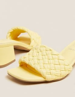 Coupon 🎁 M&S Collection 🩴 Sandals Wide Fit Woven Block Heel Mules ⌛ 19 Coupon 🎁 M&S Collection 🩴 Sandals Wide Fit Woven Block Heel Mules ⌛ -New In Womens Sales 2022 SD 01 T02 3200W QR X EC 3