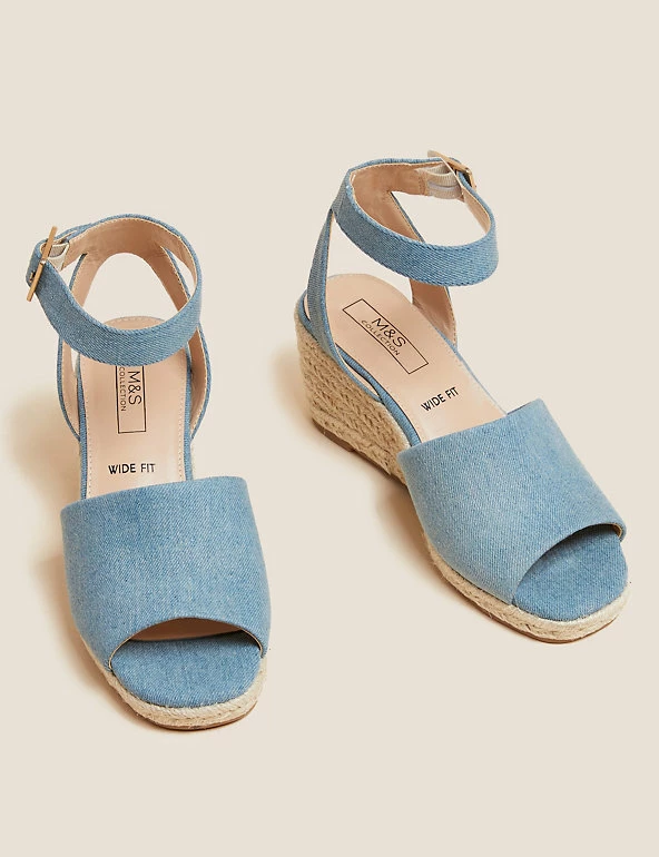 Brand new π M&S Collection π©΄ Sandals Wide Fit Wedge Espadrilles β€οΈ 10 Brand new π M&S Collection π©΄ Sandals Wide Fit Wedge Espadrilles β€οΈ - Image 10