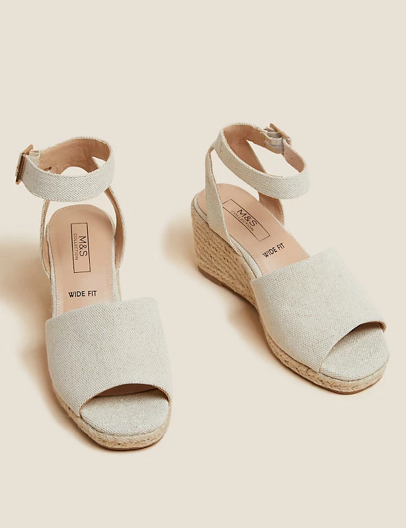 Brand new π M&S Collection π©΄ Sandals Wide Fit Wedge Espadrilles β€οΈ 14 Brand new π M&S Collection π©΄ Sandals Wide Fit Wedge Espadrilles β€οΈ - Image 14