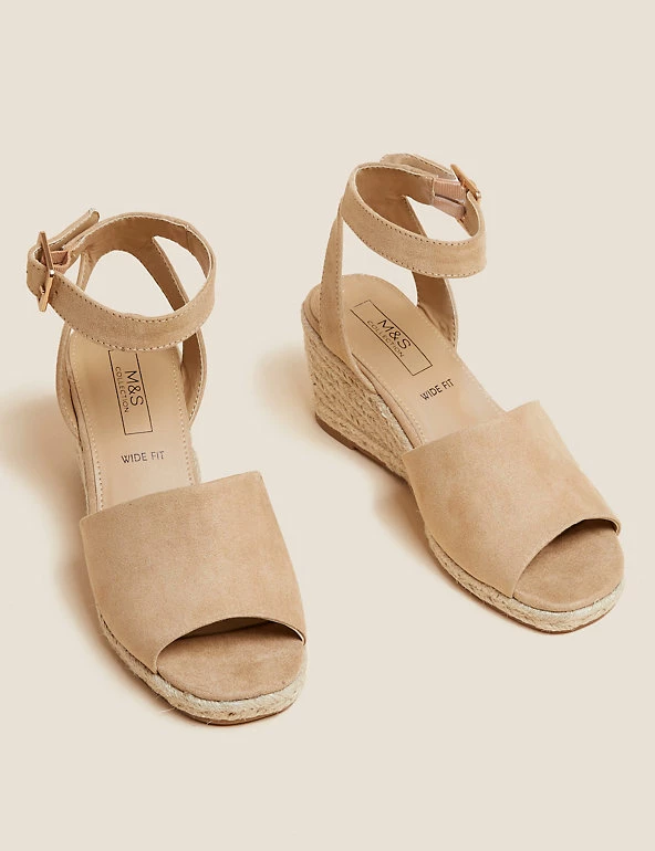 Brand new π M&S Collection π©΄ Sandals Wide Fit Wedge Espadrilles β€οΈ 2 Brand new π M&S Collection π©΄ Sandals Wide Fit Wedge Espadrilles β€οΈ - Image 2
