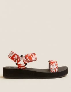 Flash Sale ⭐ M&S Collection Sporty Ankle Strap 🩴 Sandals 🎉 -New In Womens Sales 2022 SD 01 T02 3934 B4 X EC 0