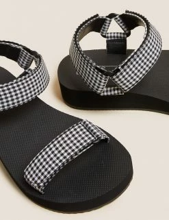 Flash Sale ⭐ M&S Collection Sporty Ankle Strap 🩴 Sandals 🎉 -New In Womens Sales 2022 SD 01 T02 3934 Y4 X EC 3