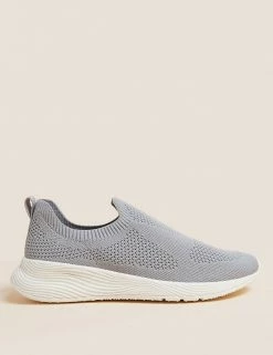 Best Pirce 🎁 GOODMOVE Knitted Slip On Trainers 🤩 -New In Womens Sales 2022 SD 01 T02 8903L T0 X EC 0