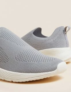 Best Pirce 🎁 GOODMOVE Knitted Slip On Trainers 🤩 -New In Womens Sales 2022 SD 01 T02 8903L T0 X EC 3
