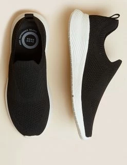 Best Pirce 🎁 GOODMOVE Knitted Slip On Trainers 🤩 -New In Womens Sales 2022 SD 01 T02 8903L Y0 X EC 1