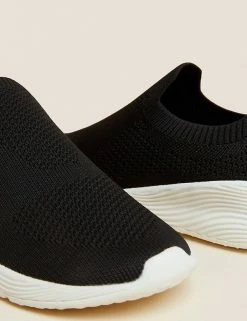 Best Pirce 🎁 GOODMOVE Knitted Slip On Trainers 🤩 -New In Womens Sales 2022 SD 01 T02 8903L Y0 X EC 3