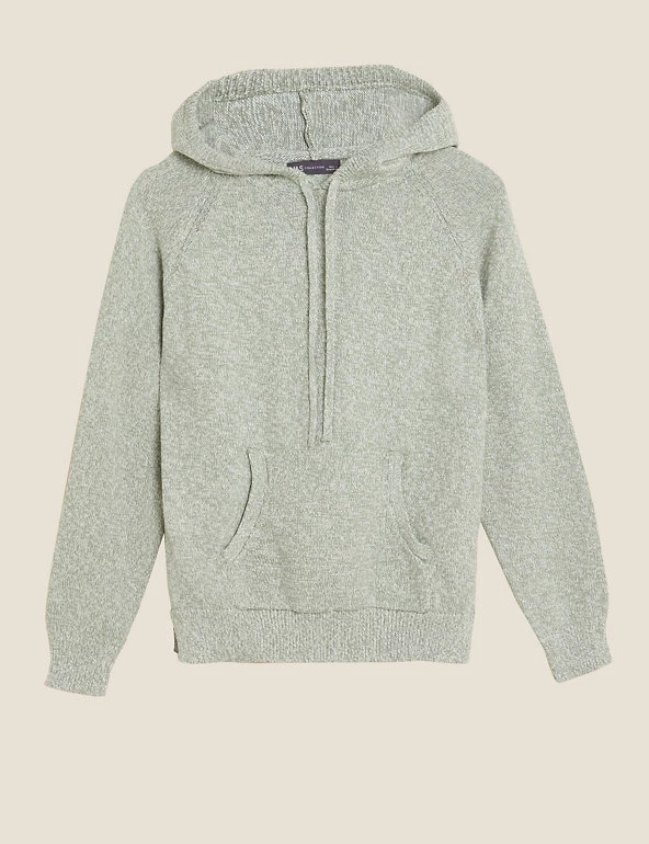 Budget 🌟 M&S Collection Jumpers Cotton Rich Textured Relaxed Hoodie 🎁 21 Budget 🌟 M&S Collection Jumpers Cotton Rich Textured Relaxed Hoodie 🎁 - Image 21