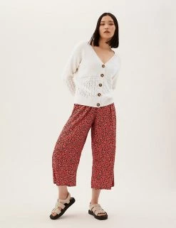 Top 10 👏 M&S Collection Cardigans Cotton Rich Pointelle V-Neck Cardigan 🎉 -New In Womens Sales 2022 SD 01 T38 0765 EK X EC 0