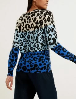 Budget ✨ Autograph Knitwear Pure Cashmere Animal Crew Neck Jumper ✔️ -New In Womens Sales 2022 SD 01 T38 3380G E4 X EC 2