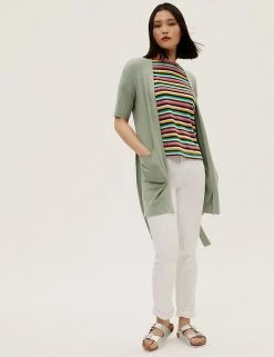 Top 10 🌟 M&S Collection Cardigans Belted Edge To Edge Longline Cardigan 💯 -New In Womens Sales 2022 SD 01 T38 5477 DW X EC 0