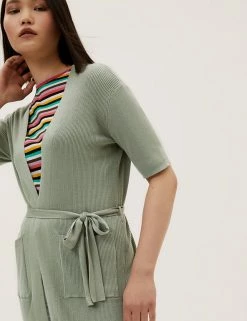 Top 10 🌟 M&S Collection Cardigans Belted Edge To Edge Longline Cardigan 💯 -New In Womens Sales 2022 SD 01 T38 5477 DW X EC 3