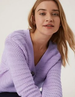 Best reviews of ๐ M&S Collection Cardigans Cotton Rich Textured V-Neck Cardigan ๐ฅฐ 21 Best reviews of ๐ M&S Collection Cardigans Cotton Rich Textured V-Neck Cardigan ๐ฅฐ -New In Womens Sales 2022 SD 01 T38 6517 IN X EC 2