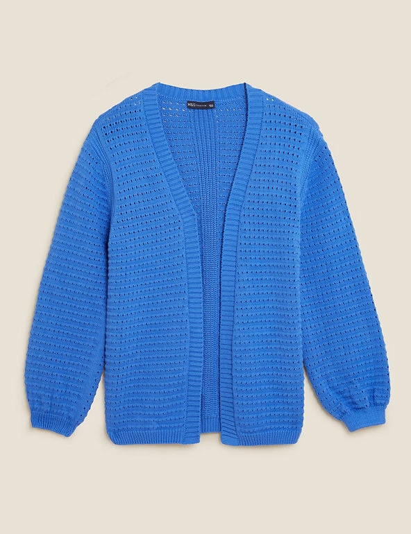Top 10 ๐ M&S Collection Cardigans Pure Cotton Textured Edge To Edge Cardigan ๐งจ 8 Top 10 ๐ M&S Collection Cardigans Pure Cotton Textured Edge To Edge Cardigan ๐งจ - Image 8