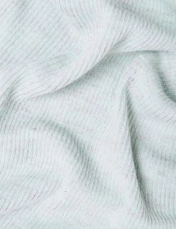 Outlet 🥰 M&S Collection Tops Ribbed V-Neck Knitted Top With Linen 🤩 -New In Womens Sales 2022 SD 01 T38 8555 WO X EC 5