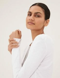 Budget 🥰 M&S Collection Cardigans Edge To Edge Relaxed Cardigan With Linen 🌟 -New In Womens Sales 2022 SD 01 T38 8557 P6 X EC 2