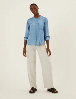 Best Sale 𧨠M&S Collection π Shirts & Blouses Pure Tencelβ’ Regular Fit Long Sleeve π Shirt π 7 Best Sale 𧨠M&S Collection π Shirts & Blouses Pure Tencelβ’ Regular Fit Long Sleeve π Shirt π -New In Womens Sales 2022 SD 01 T41 5176W XA X EC 1