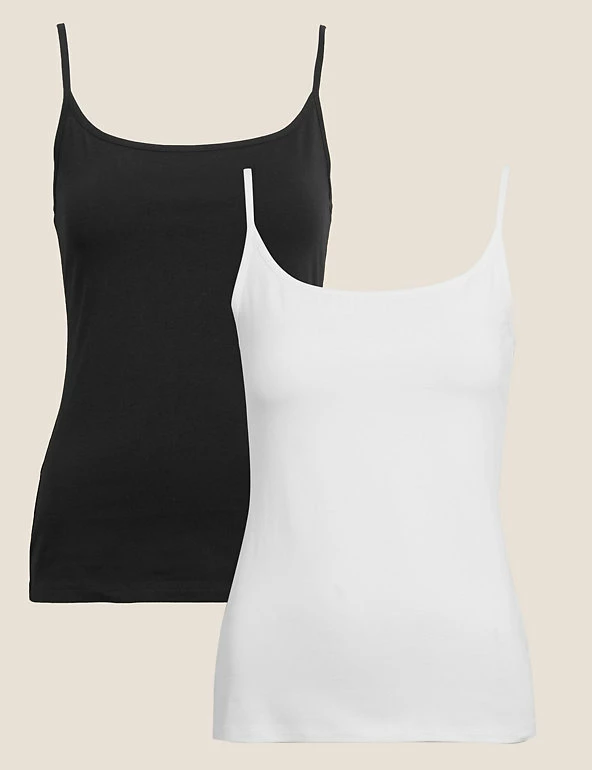 Best reviews of 🌟 M&S Collection 2 Pack Cotton Rich Fitted Cami Tops 😉 1 Best reviews of 🌟 M&S Collection 2 Pack Cotton Rich Fitted Cami Tops 😉