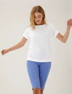 Best Pirce 🔔 M&S Collection Women Linen Rich Crew Neck T-Shirt ❤️ 13 Best Pirce 🔔 M&S Collection Women Linen Rich Crew Neck T-Shirt ❤️ -New In Womens Sales 2022 SD 01 T41 6358C Z0 X EC 2