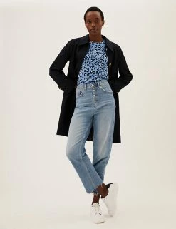 Cheap 🥰 M&S Collection Women Pure Cotton Animal Print Longline T-Shirt 👍 -New In Womens Sales 2022 SD 01 T41 6368C E4 X EC 4