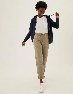 Brand new 😍 M&S Collection Tops Pure Cotton Zip Up Hoodie 🌟 -New In Womens Sales 2022 SD 01 T41 6386C F0 X EC 1