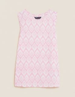 Top 10 ✔️ M&S Collection Vests Printed Crew Neck Sleeveless Vest Top 🛒 -New In Womens Sales 2022 SD 01 T41 6913 A4 X EC 90