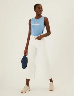 Top 10 ✔️ M&S Collection Vests Printed Crew Neck Sleeveless Vest Top 🛒 -New In Womens Sales 2022 SD 01 T41 6913 E4 X EC 1