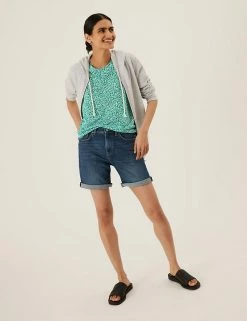 Top 10 ✔️ M&S Collection Vests Printed Crew Neck Sleeveless Vest Top 🛒 -New In Womens Sales 2022 SD 01 T41 6913 J4 X EC 2