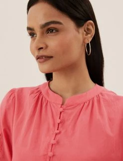 Brand new 🥰 M&S Collection 👗 Dresses Pure Cotton Cutwork Maxi Column 👗 Dress 🤩 -New In Womens Sales 2022 SD 01 T42 1037X CG X EC 4