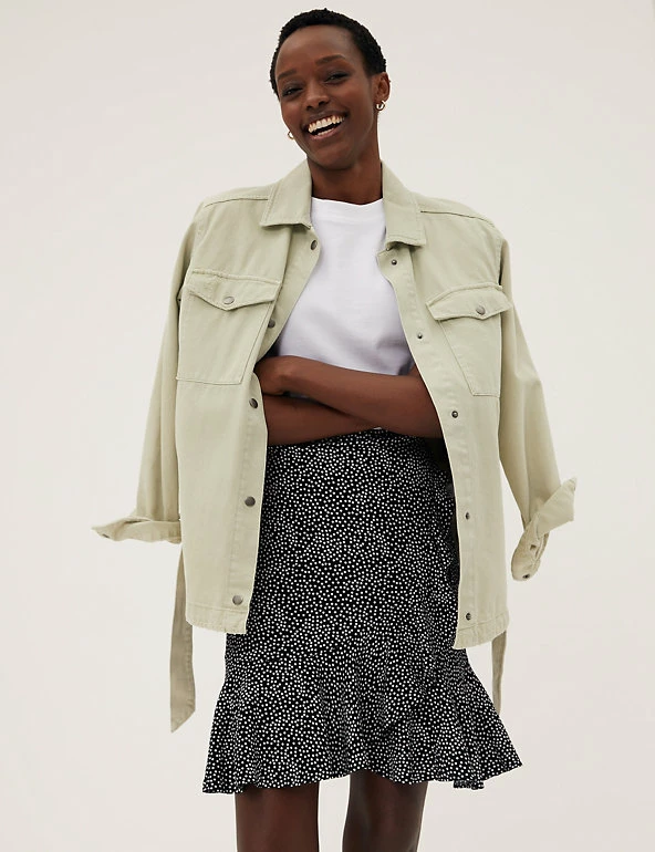 Coupon 😍 M&S Collection 👗 Skirts Polka Dot Ruffle Mini Wrap 👗 Skirt 😀 1 Coupon 😍 M&S Collection 👗 Skirts Polka Dot Ruffle Mini Wrap 👗 Skirt 😀