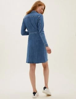 New ๐ M&S Collection ๐ Dresses Denim Knee Length ๐ Shirt ๐ Dress ๐ 8 New ๐ M&S Collection ๐ Dresses Denim Knee Length ๐ Shirt ๐ Dress ๐ -New In Womens Sales 2022 SD 01 T42 4565 HP X EC 2