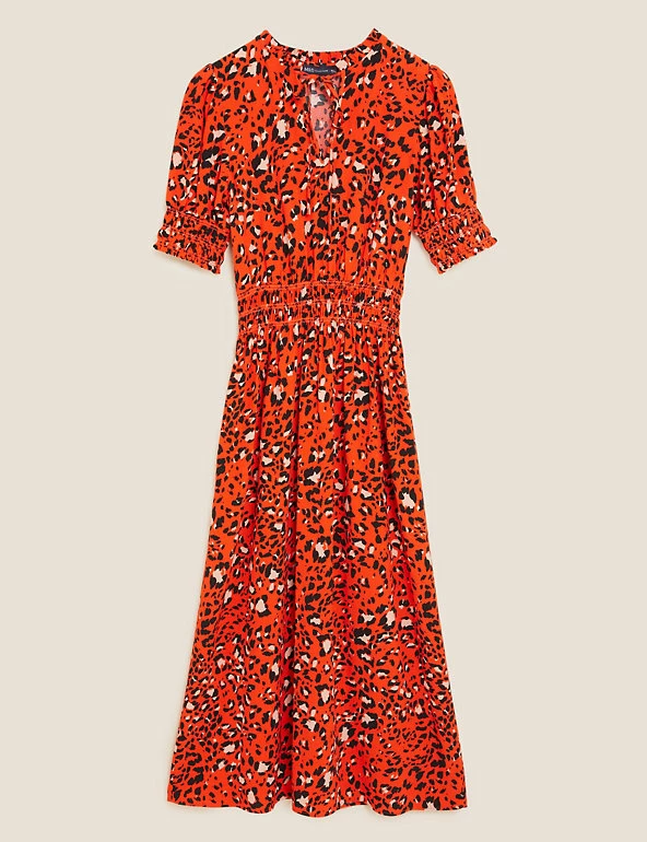Cheap 😀 M&S Collection 👗 Dresses Animal Print Midaxi Waisted 👗 Dress 🔔 2 Cheap 😀 M&S Collection 👗 Dresses Animal Print Midaxi Waisted 👗 Dress 🔔 - Image 2