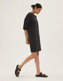 Deals 🔔 M&S Collection 👗 Dresses Pure Cotton Round Neck Mini T-Shirt 👗 Dress 💯 7 Deals 🔔 M&S Collection 👗 Dresses Pure Cotton Round Neck Mini T-Shirt 👗 Dress 💯 -New In Womens Sales 2022 SD 01 T42 4759 Y0 X EC 1