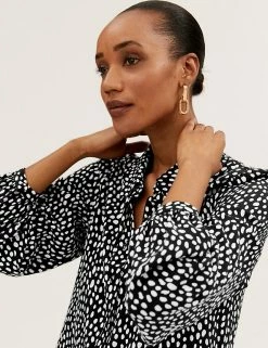 Outlet π€© M&S Collection π Dresses Printed Collared Midi Relaxed Tiered π Dress π 11 Outlet π€© M&S Collection π Dresses Printed Collared Midi Relaxed Tiered π Dress π -New In Womens Sales 2022 SD 01 T42 4859 Y4 X EC 4