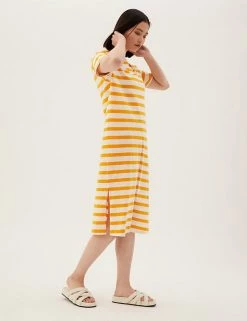 Outlet π M&S Collection Clothing Pure Cotton Striped Midi T-Shirt π Dress π 19 Outlet π M&S Collection Clothing Pure Cotton Striped Midi T-Shirt π Dress π -New In Womens Sales 2022 SD 01 T42 7403 R4 X EC 3
