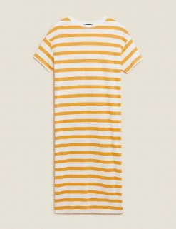 Outlet π M&S Collection Clothing Pure Cotton Striped Midi T-Shirt π Dress π 16 Outlet π M&S Collection Clothing Pure Cotton Striped Midi T-Shirt π Dress π -New In Womens Sales 2022 SD 01 T42 7403 R4 X EC 90