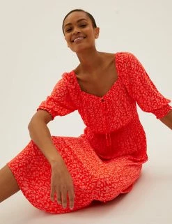 Brand new ✔️ M&S Collection 👗 Dresses Printed Tie Neck Midi Waisted 👗 Dress 😉 6 Brand new ✔️ M&S Collection 👗 Dresses Printed Tie Neck Midi Waisted 👗 Dress 😉 -New In Womens Sales 2022 SD 01 T42 7436 C8 X EC 1