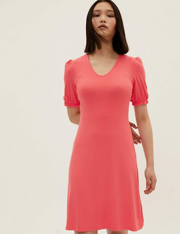 Flash Sale ๐ M&S Collection ๐ Dresses Jersey V-Neck Knee Length Skater ๐ Dress ๐ 3 Flash Sale ๐ M&S Collection ๐ Dresses Jersey V-Neck Knee Length Skater ๐ Dress ๐ - Image 3