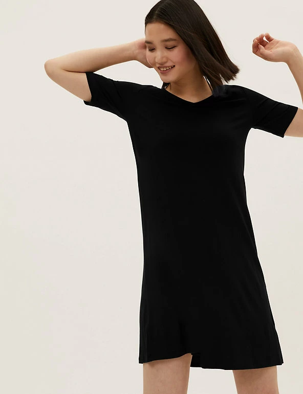 Coupon 🔔 M&S Collection 👗 Dresses Jersey V-Neck Knee Length Swing 👗 Dress 👍 1 Coupon 🔔 M&S Collection 👗 Dresses Jersey V-Neck Knee Length Swing 👗 Dress 👍