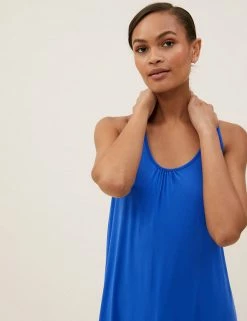 Best Sale 🧨 M&S Collection 👗 Dresses Jersey Midaxi Shift 👗 Dress ⭐ -New In Womens Sales 2022 SD 01 T42 7805 E0 X EC 4