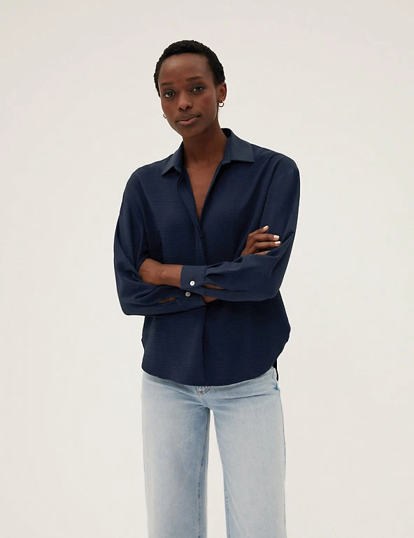 Brand new β¨ M&S Collection π Shirts & Blouses Long Sleeve Popover Blouse π€© 1 Brand new β¨ M&S Collection π Shirts & Blouses Long Sleeve Popover Blouse π€©