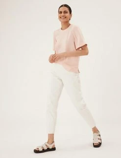 Hot Sale 🎁 M&S Collection Women Round Neck Angel Sleeve Top 😀 -New In Womens Sales 2022 SD 01 T43 5313 A1 X EC 1